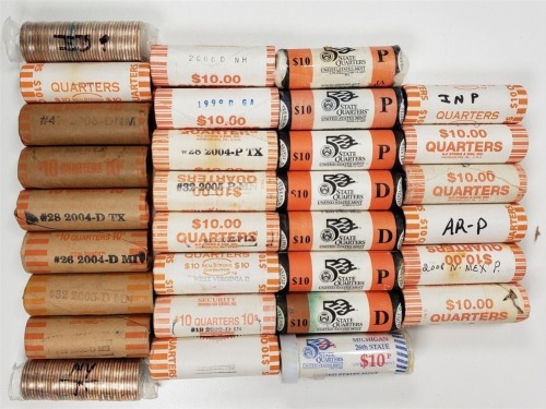 (31) Rolls of Quarters