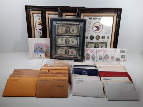 U.S. Coin Framed Sets & Paper Notes