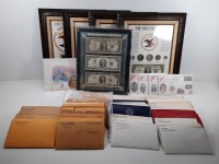 U.S. Coin Framed Sets & Paper Notes