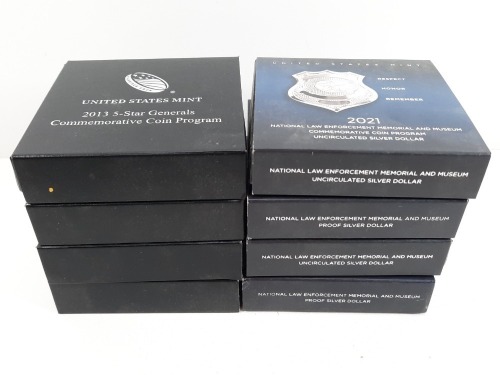(8) Commemorative Coins