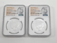 (2) 2023 Silver Peace Dollars
