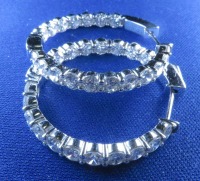 18K Gold & Diamond Earrings (Riverside, CA)