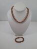 14Kt Gold Necklace & Bracelet