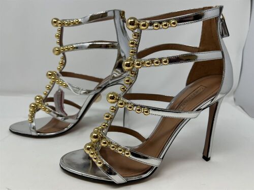 Studded Stiletto Sandals (Dayton, NJ)