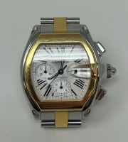 Cartier Roadster 18K Gold & Stainless Steel Watch (Dayton, NJ)