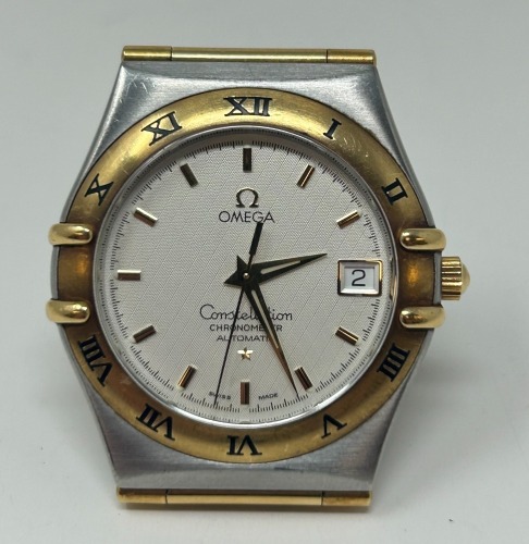 Omega Constellation Gold Plate & Stainless Steel Watch (Dayton, NJ)