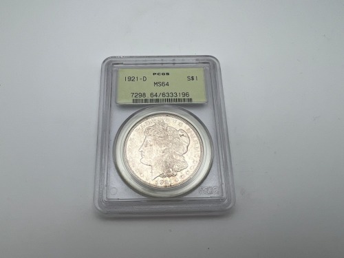 1921-D Morgan Silver Dollar (Pompano Beach, FL)