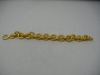 24KR Gold Round Link Bracelet (Pompano Beach, FL)