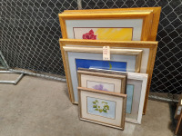 Framed Art: Flowers