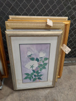 Framed Art: Flowers