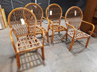 (4) Wood Chairs