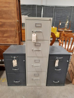 (3) Filing Cabinets