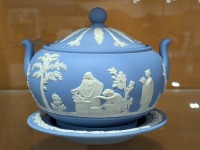 Wedgwood Blue Jasperware Sugar Bowl