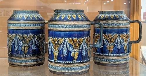 (3) Doulton Lambeth Jugs