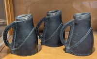(3) Doulton Lambeth Faux Leather Jugs