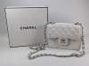 UPDATED - White Purse w/ Silver Hardware - Not Authentic