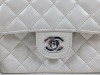 UPDATED - White Purse w/ Silver Hardware - Not Authentic - 3