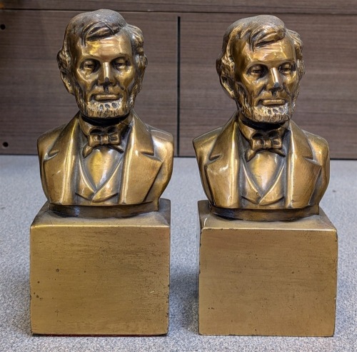Abraham Lincoln Bookends