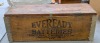 "EVEREADY BATTERIES NATIONAL CARBON CO." Wooden Box