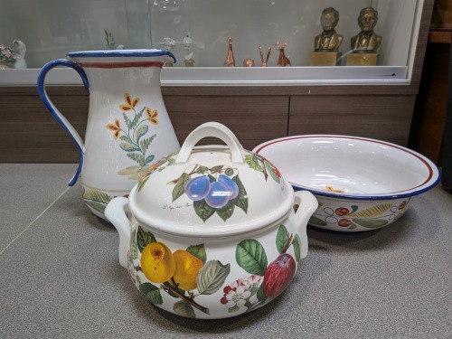 Pitcher, Basin, & Dish