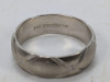 14K White Gold Band - 4