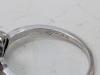 14K White Gold Diamond Wedding Ring Set - 6