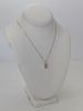 14K Yellow Gold Owl Necklace - 2