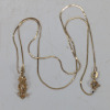 14K Yellow Gold Owl Necklace - 5