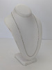 14K White Gold Chain