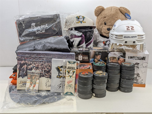 (2) Ctns Hockey Memorabilia
