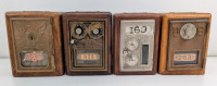 (4) Vintage Eagle Banks