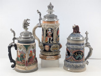 (3) "Original The Walt" Beer Steins