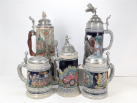 (5) "Original The Walt" Beer Steins