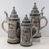 (3) "Gerz" Beer Steins