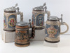 (4) "Gerz" Beer Steins