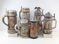 (6) "Gerz" Beer Steins