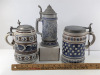 (3) Beer Steins - 2