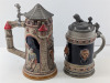 (2) "Beyer" Beer Steins