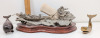 "The Great White Whale" Figurine & (2) Whale Figurine