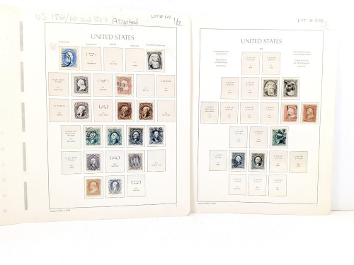 U.S. 1861/66 and 1867, Assorted Stamps