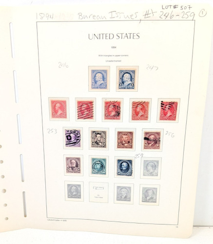 U.S. 1894 Bureau Issues