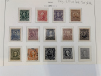 U.S. 1902/03 Regular Issue Set of 12 Stamps