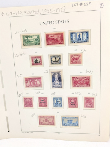 U.S. 1925-1928 Stamps