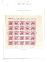 U.S. Battle of White Plains Souvenir Sheet Scott # 63