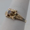 10K Yellow Gold Ring w. (1) Clear Stone - 2
