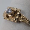10K Yellow Gold Ring w. (1) Clear Stone - 3