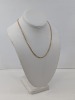 14K Yellow Gold Rope Chain Necklace