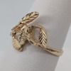 14K Yellow Gold Leaf Ring - 3