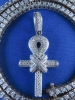 10K Gold & Diamond Pendant & Chain (Riverside, CA) - 2