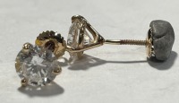 14K Gold & Diamond Earrings (Riverside, CA)